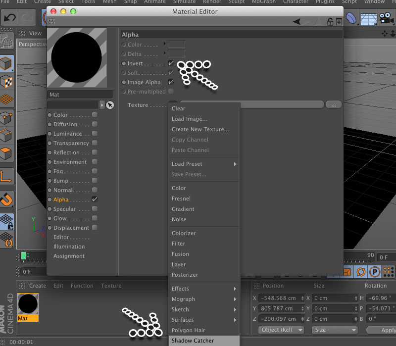 c4d shadow catcher tutorial - Picture 9