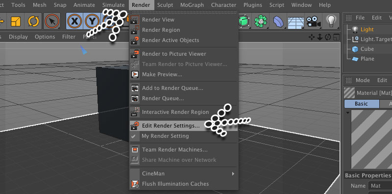 3D Animation Shadow Catcher plugin in Cinema 4D Tutorials