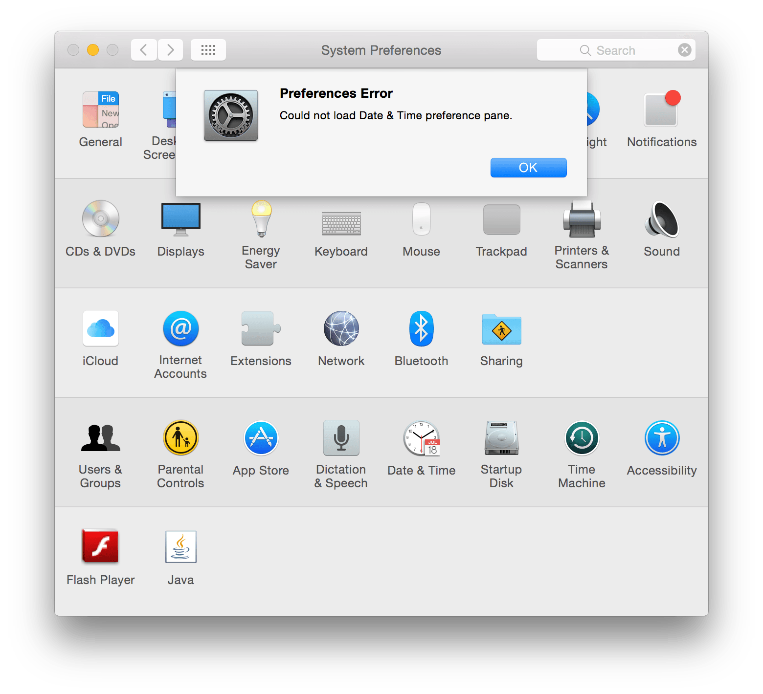 Mac OS Issue