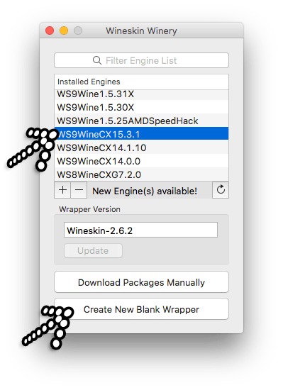 Install GOG Create New Blank Wrapper